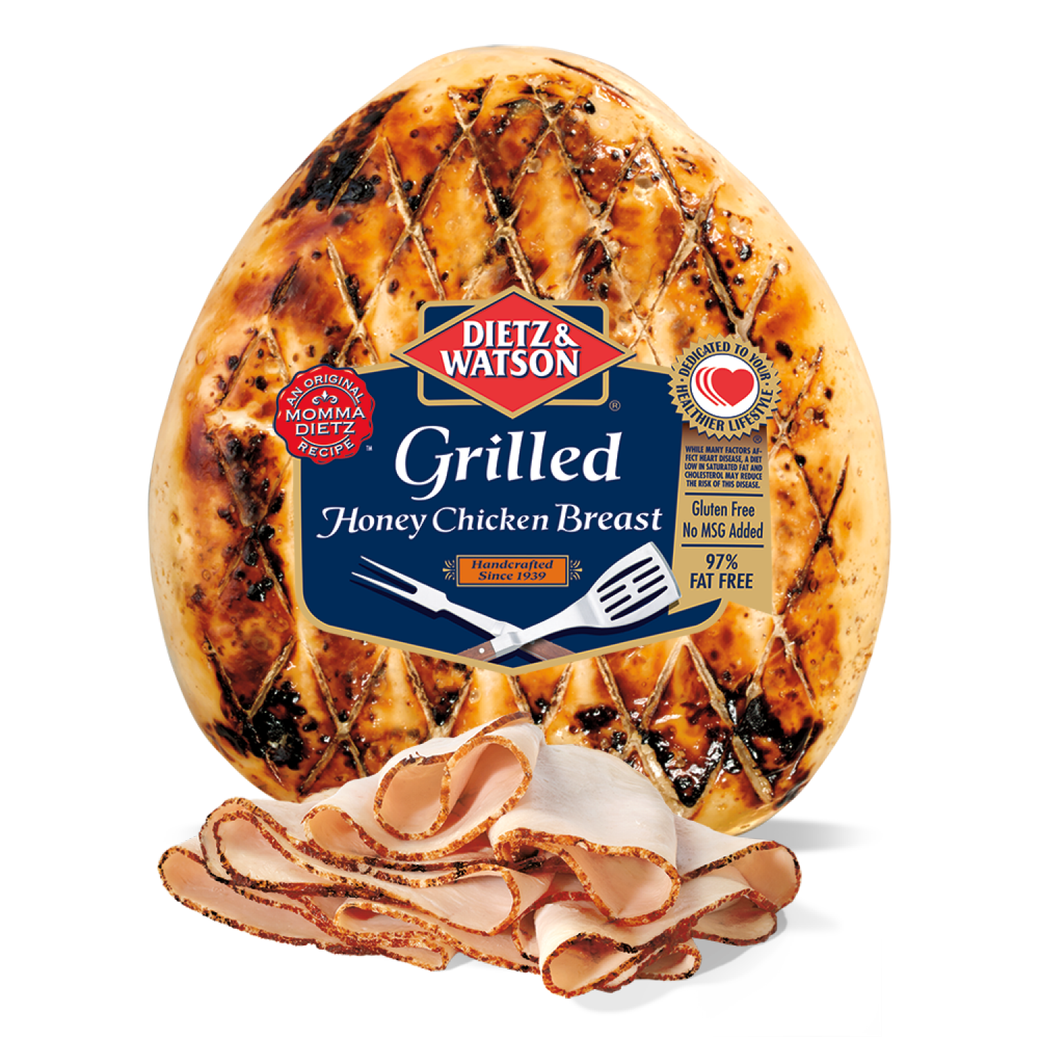 slide 1 of 5, Dietz & Watson Grilled Honey Chicken Breast, per lb