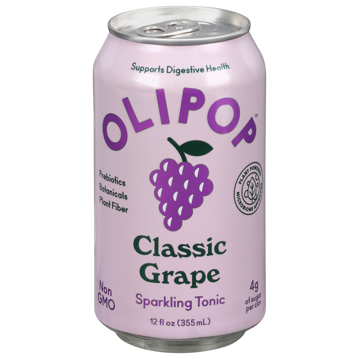 Olipop Classic Grape Sparkling Tonic 12 fl oz | Shipt