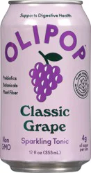 Olipop Sparkling Tonic, Classic Grape