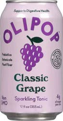 Olipop Sparkling Tonic, Classic Grape