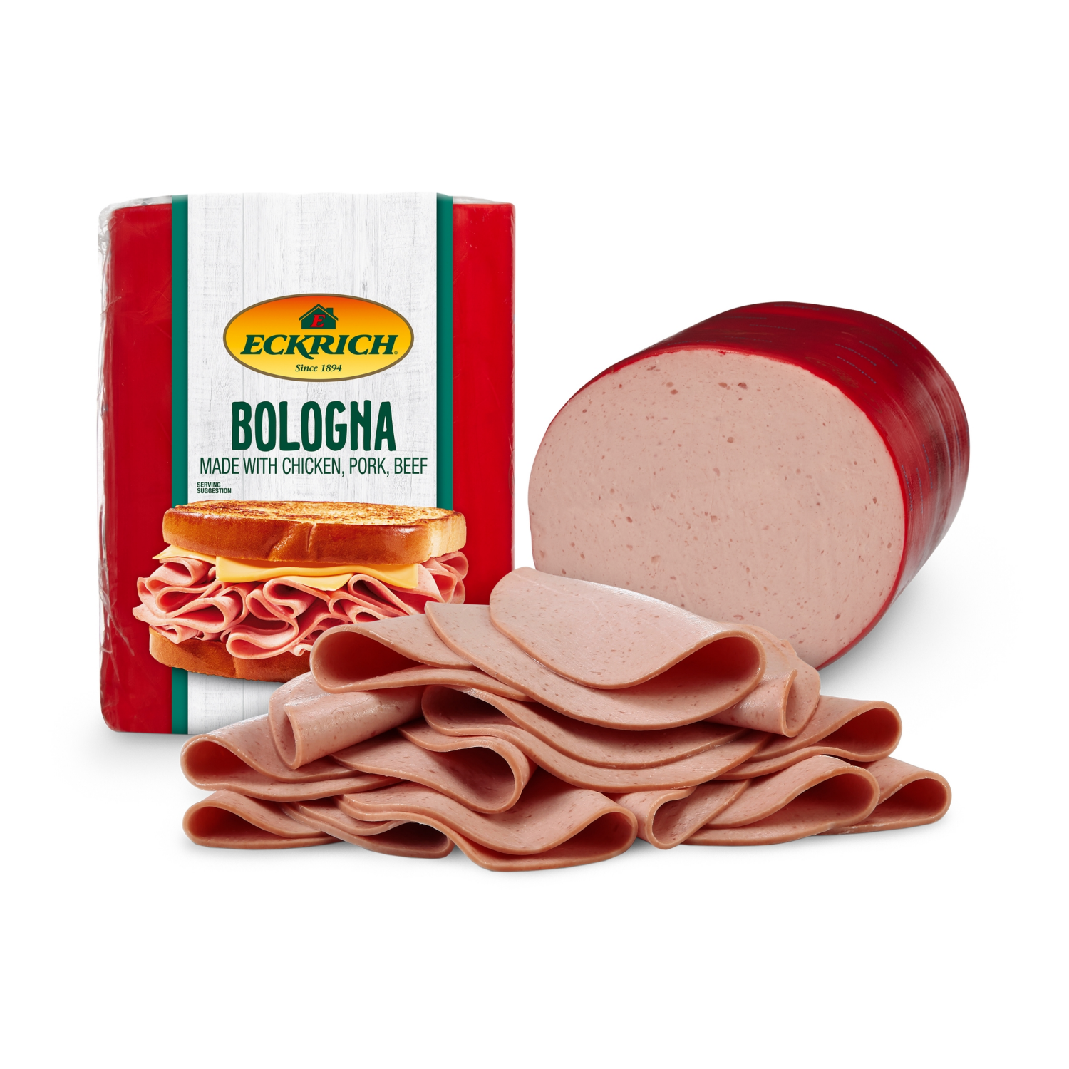 slide 1 of 2, Eckrich Deli Original Bologna, per lb