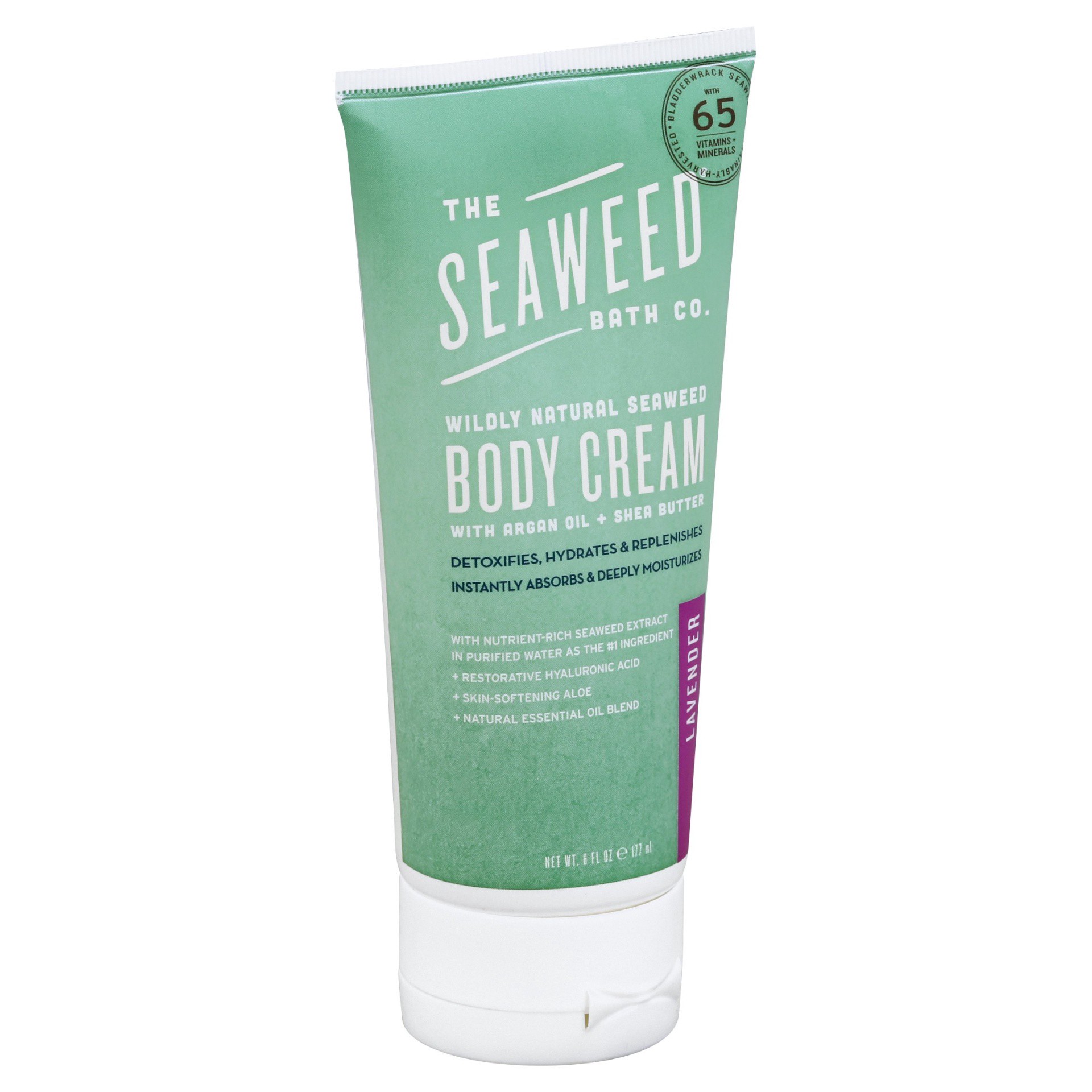 slide 1 of 9, The Seaweed Bath Hydrating Soothing Lavender Body Cream 6 oz, 6 oz