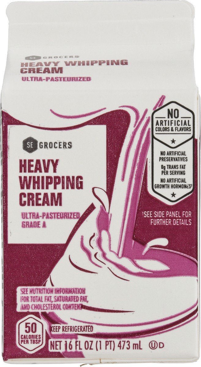 slide 8 of 13, SE Grocers Whipping Cream Heavy, 16 oz