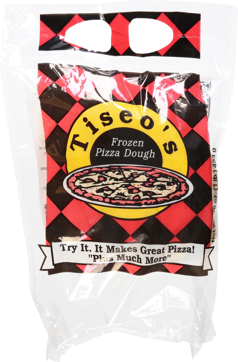 slide 6 of 9, Tiseo's Frozen Pizza Dough 16 oz, 16 oz