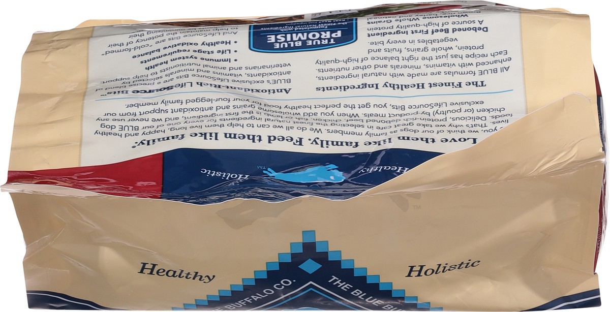 slide 6 of 10, Blue Buffalo Adult Beef Dog Food, 5 lb