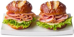 Readymeals Ham & Swiss Pretzel Duo Sandwich - Each