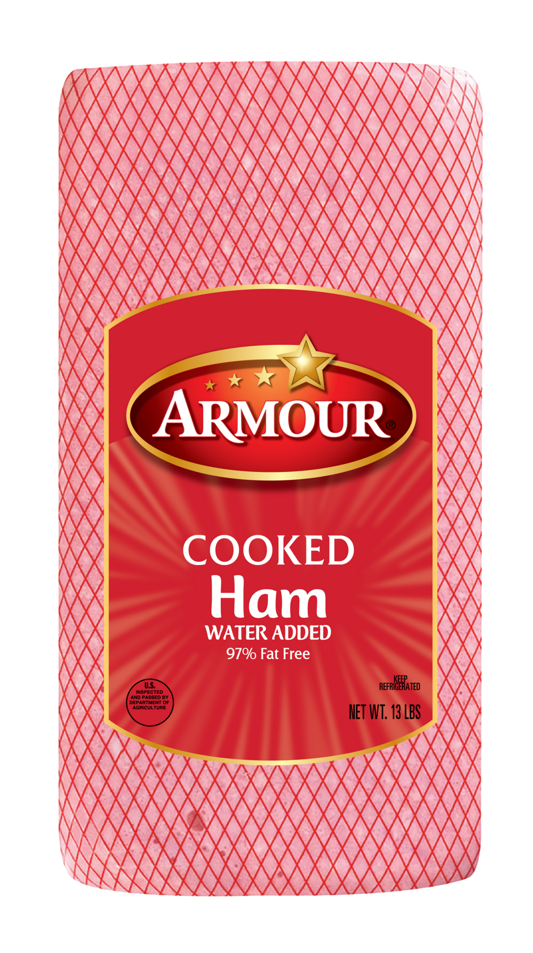 slide 1 of 2, Armour Cooked Ham, per lb