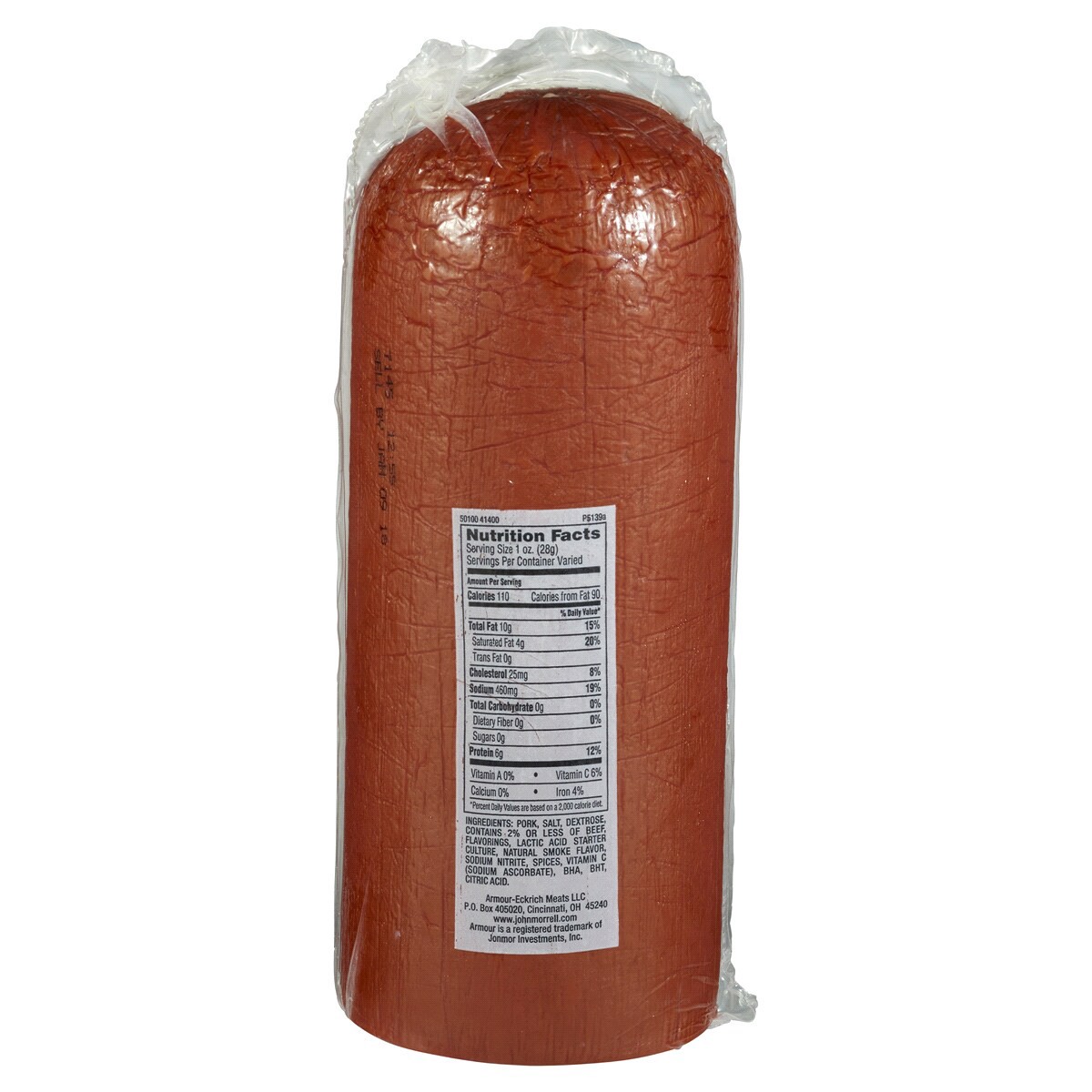 slide 2 of 2, Armour Novara Hard Salami, per lb