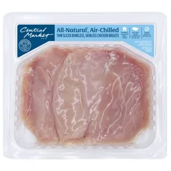 Central Market Air-Chilled Thin Sliced Boneless, Skinless Chicken Breasts