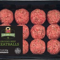 Grass Fed Homestyle Beef Meatballs, 12 ct, 1 lb