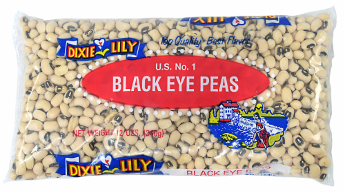 slide 1 of 1, Dixie Lily Blacked Eyed Peas, 12 oz