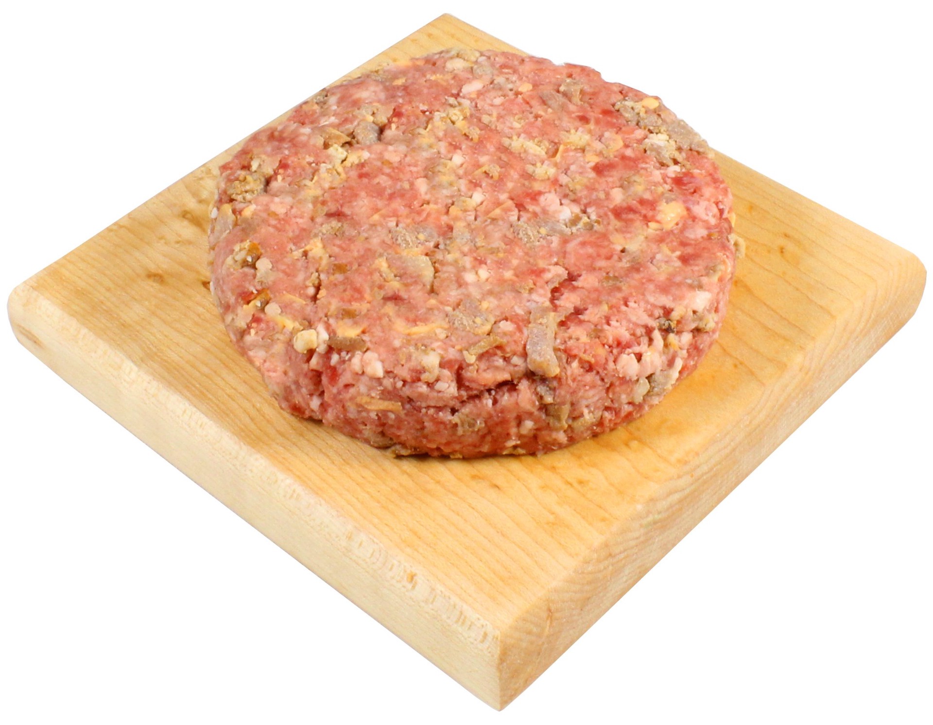 slide 1 of 1, Central Market 50-50 Bacon and Seasoned Beef Burger, per lb