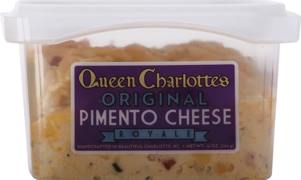 slide 10 of 13, Queen Charlottes Queen Charlotte's Pimento Cheese Royale Original Pimento Cheese, 10 oz