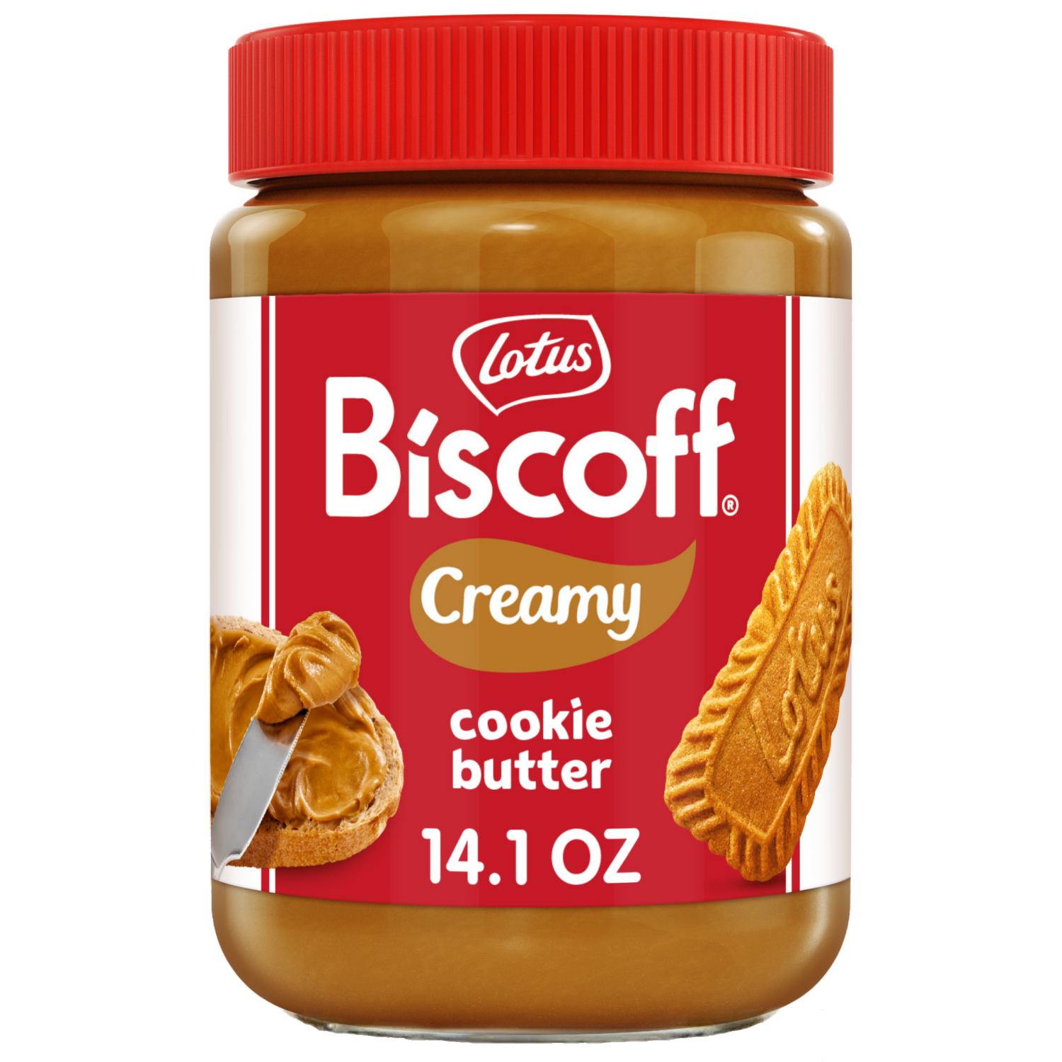 slide 1 of 2, Biscoff Cookie Butter, Creamy, 14.1 oz