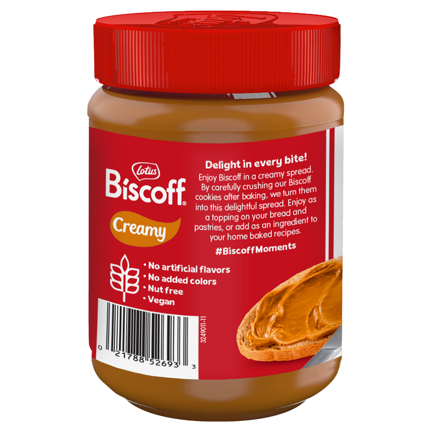 slide 2 of 3, Lotus Biscoff Creamy Cookie Butter 25.4 oz, 25.4 oz