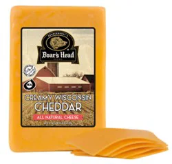 Boar's Head Cheese Cheddar Sweet Wisconsin Loaf