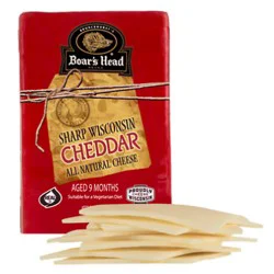 Boar's Head Cheddar Sharp Wisconsin White