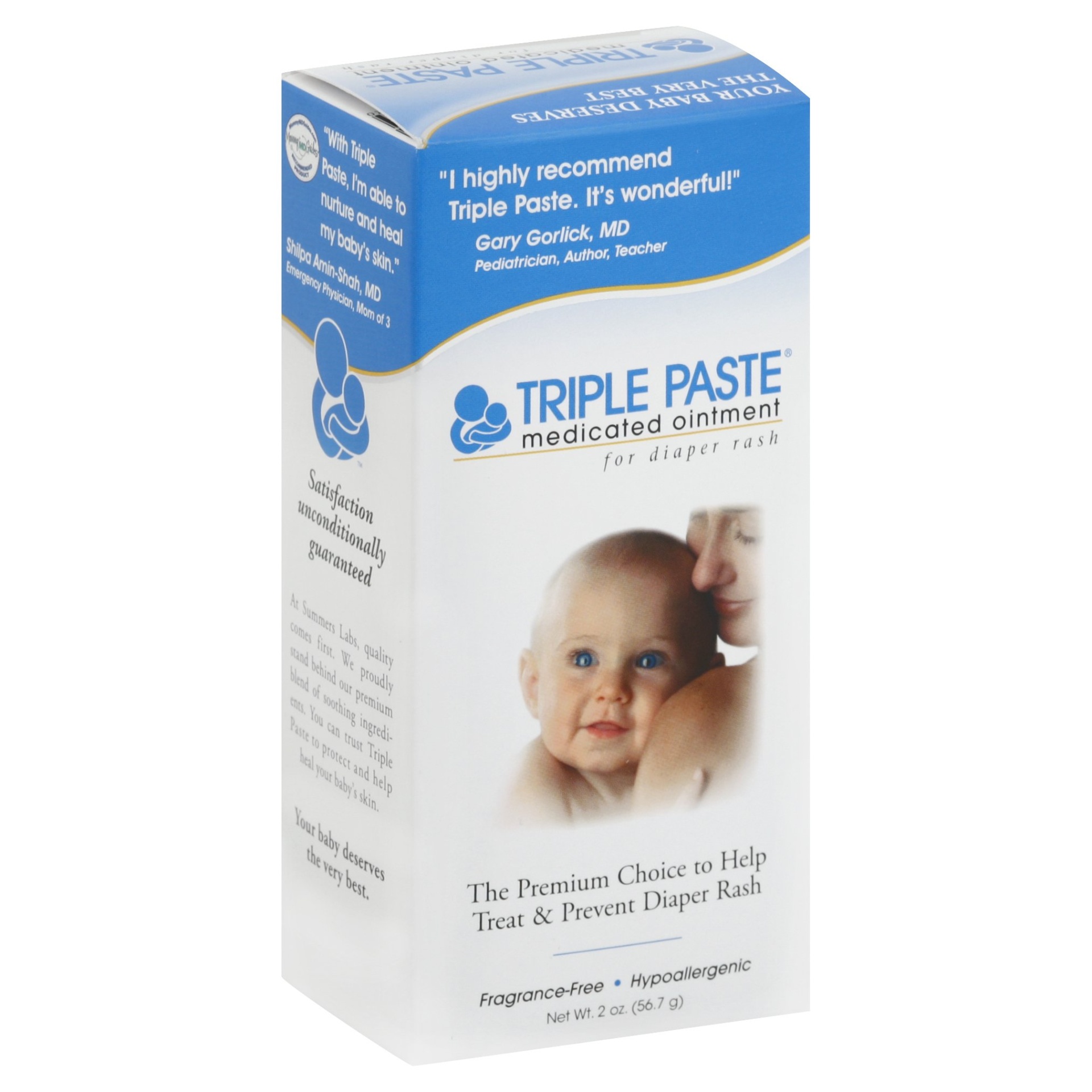 slide 1 of 1, Triple Paste Medicated Ointment, 2 oz