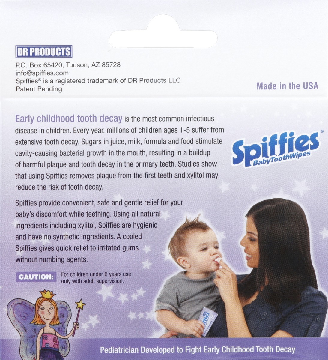 slide 4 of 7, Spiffies Baby Tooth Wipes 20 ea, 20 ct