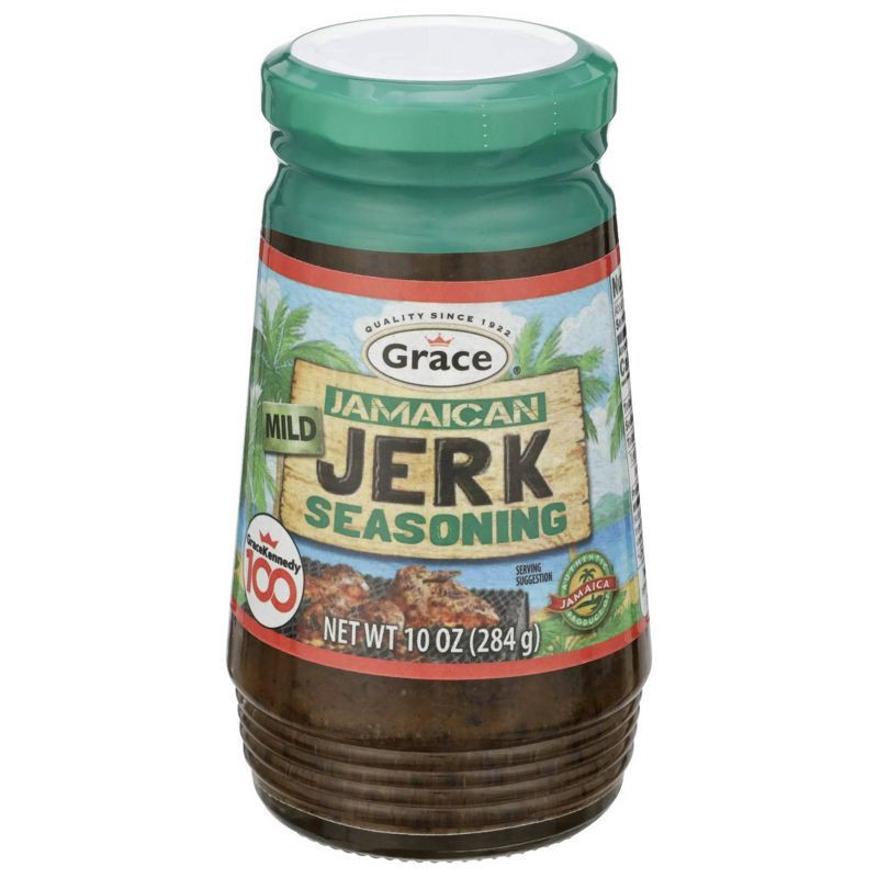 slide 1 of 9, Grace Jamaican Jerk Mild Seasoning 10 oz, 10 oz