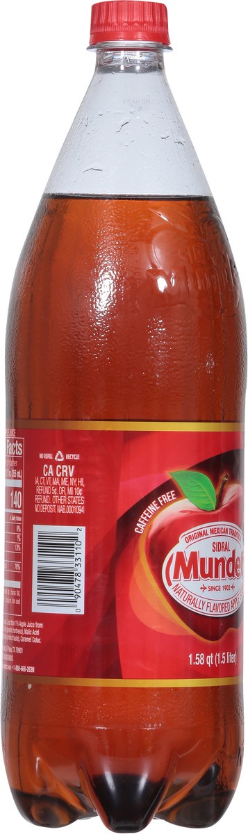 slide 4 of 9, Sidral Mundet Apple Soda - 52.9 fl oz Bottle, 52.9 fl oz