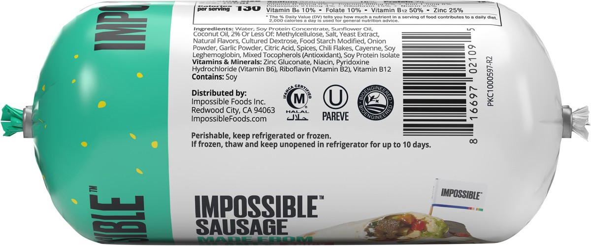 slide 3 of 7, Impossible™ Spicy Ground Sausage Meat From Plants, 14 oz, 14 oz