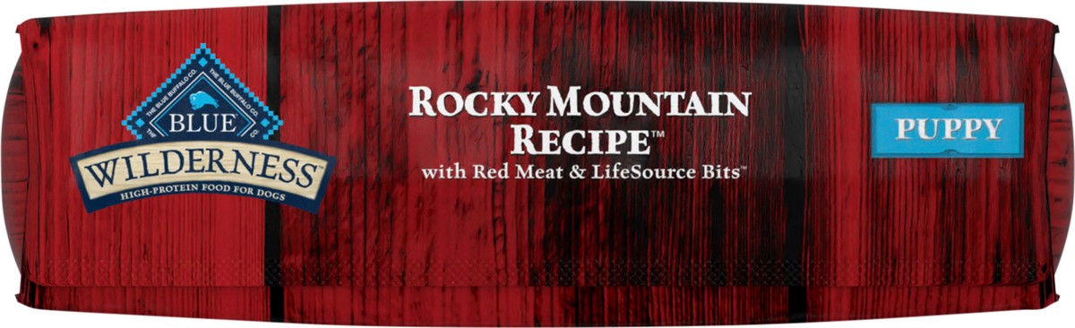 slide 7 of 13, Blue Buffalo Wilderness Rocky Mountain Recipe High Protein, Natural Puppy Dry Dog Food, Red Meat 22-lb, 22 lb