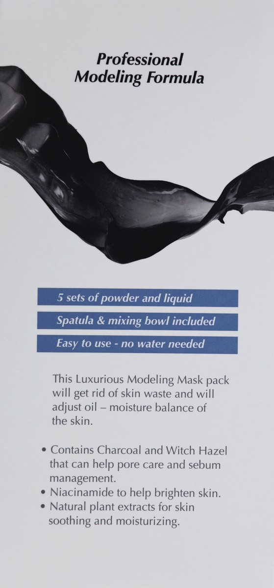 slide 2 of 4, BioMiracle Charcoal Mask 5 ea, 5 ct