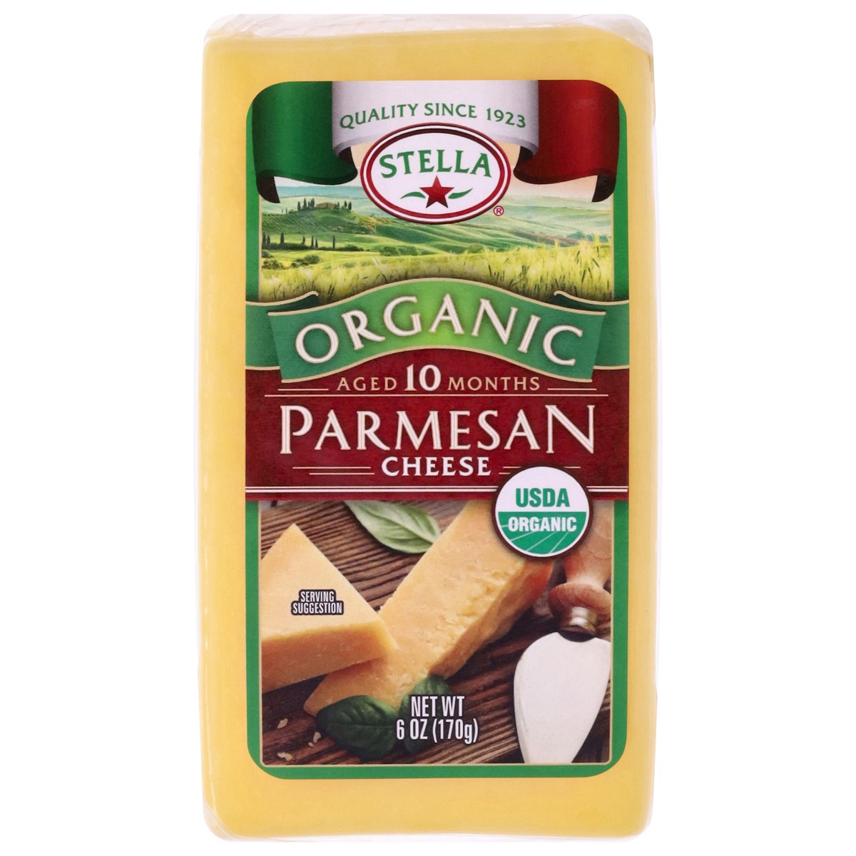 slide 1 of 1, Stella Organic Parmesan Cheese 6 oz, 6 oz