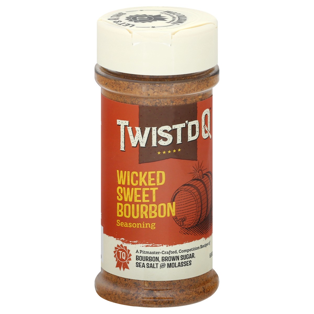 slide 9 of 10, Twist'd Q Seasoning, Wicked Sweet Bourbon, 6.8 oz