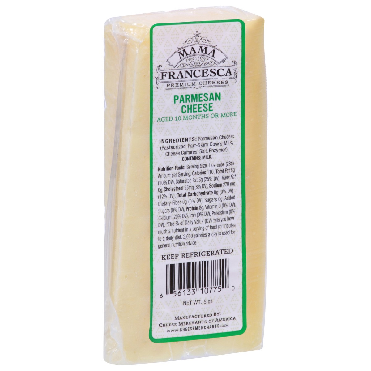 slide 3 of 11, Mama Francesca Parmesan Cheese Wedge, 5 oz