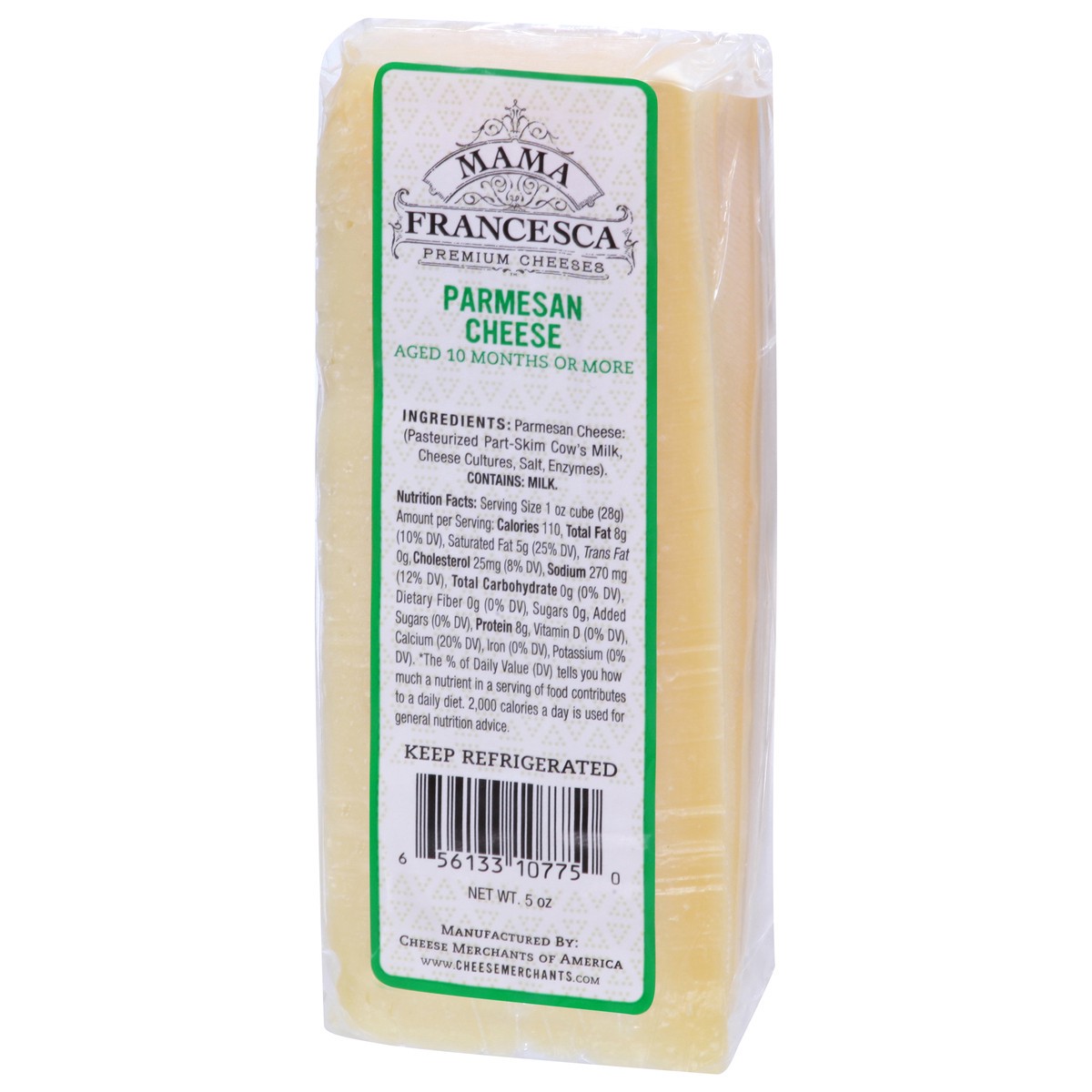 slide 5 of 11, Mama Francesca Parmesan Cheese Wedge, 5 oz