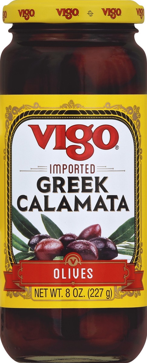 slide 2 of 2, Vigo Olives, Calamata, Greek, 8 oz