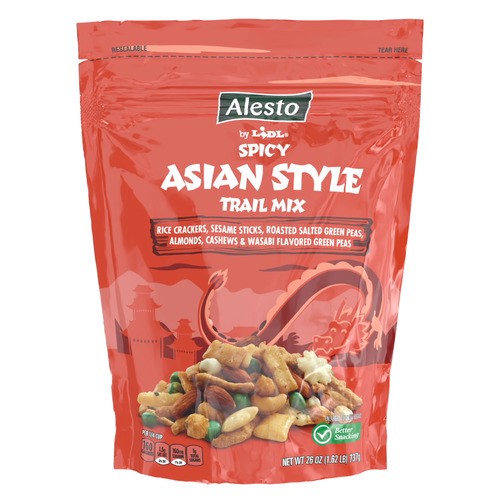 slide 1 of 1, Alesto spicy Asian style trail mix, 26 oz