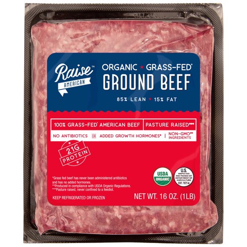  Kirkland Signature Organic Ground Beef - 85% Lean and
