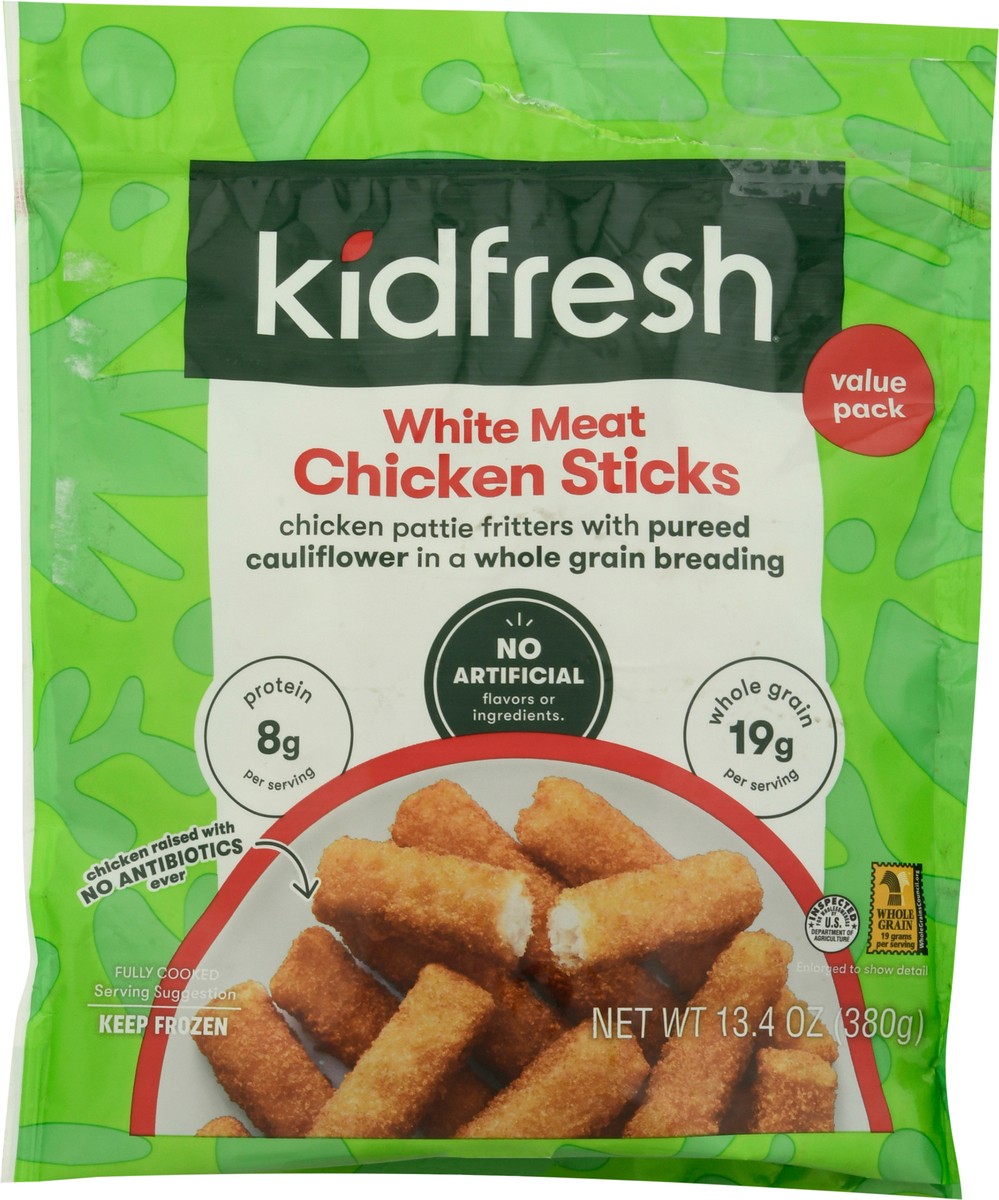 slide 9 of 9, Kidfresh White Meat Chicken Sticks 13.4 oz Bag, 13.4 oz