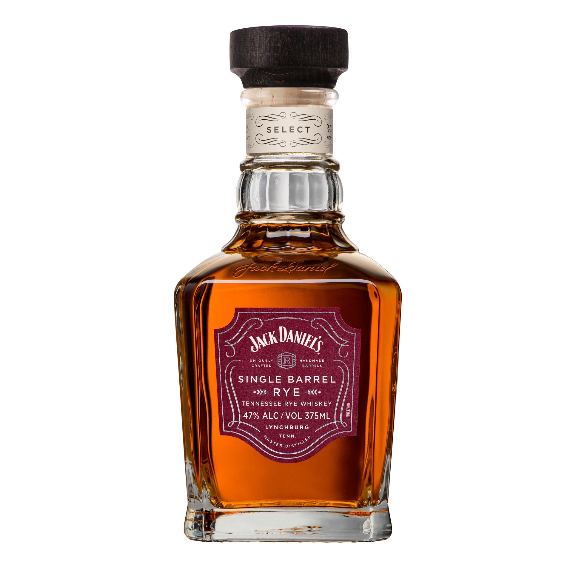 slide 1 of 4, Jack Daniel's Single Barrel Tennessee Rye Whiskey 375 mL Bottle, 94 Proof, 375 ml