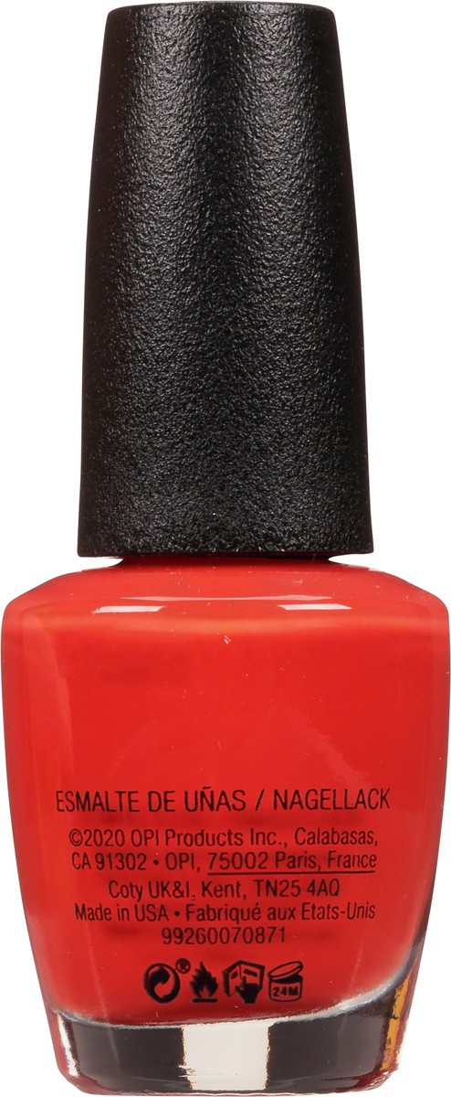 slide 5 of 9, OPI NAIL COLOR Red Vival City, 0.5 oz