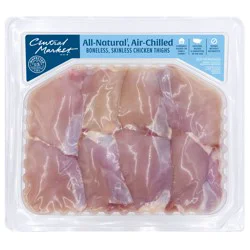 Central Market Air-Chilled Boneless, Skinless Chicken Thighs
