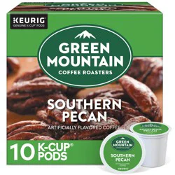 Green Mountain Coffee Roasters Southern Pecan Keurig Single-Serve K-Cup Pods, Light Roast Coffee, 10 Count