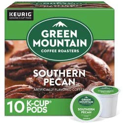 Green Mountain Coffee Roasters Southern Pecan Keurig Single-Serve K-Cup Pods, Light Roast Coffee, 10 Count
