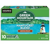 slide 8 of 29, Green Mountain Coffee Roasters Nantucket Blend Keurig Single-Serve K-Cup Pods, Medium Roast Coffee, 10 Count, 10 ct