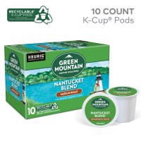 slide 28 of 29, Green Mountain Coffee Roasters Nantucket Blend Keurig Single-Serve K-Cup Pods, Medium Roast Coffee, 10 Count, 10 ct