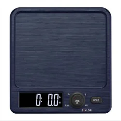 Taylor Antimicrobial Digital Food Scale - Navy Blue
