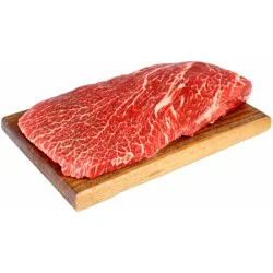 Choice Top Blade Trimmed Flat Iron Steak