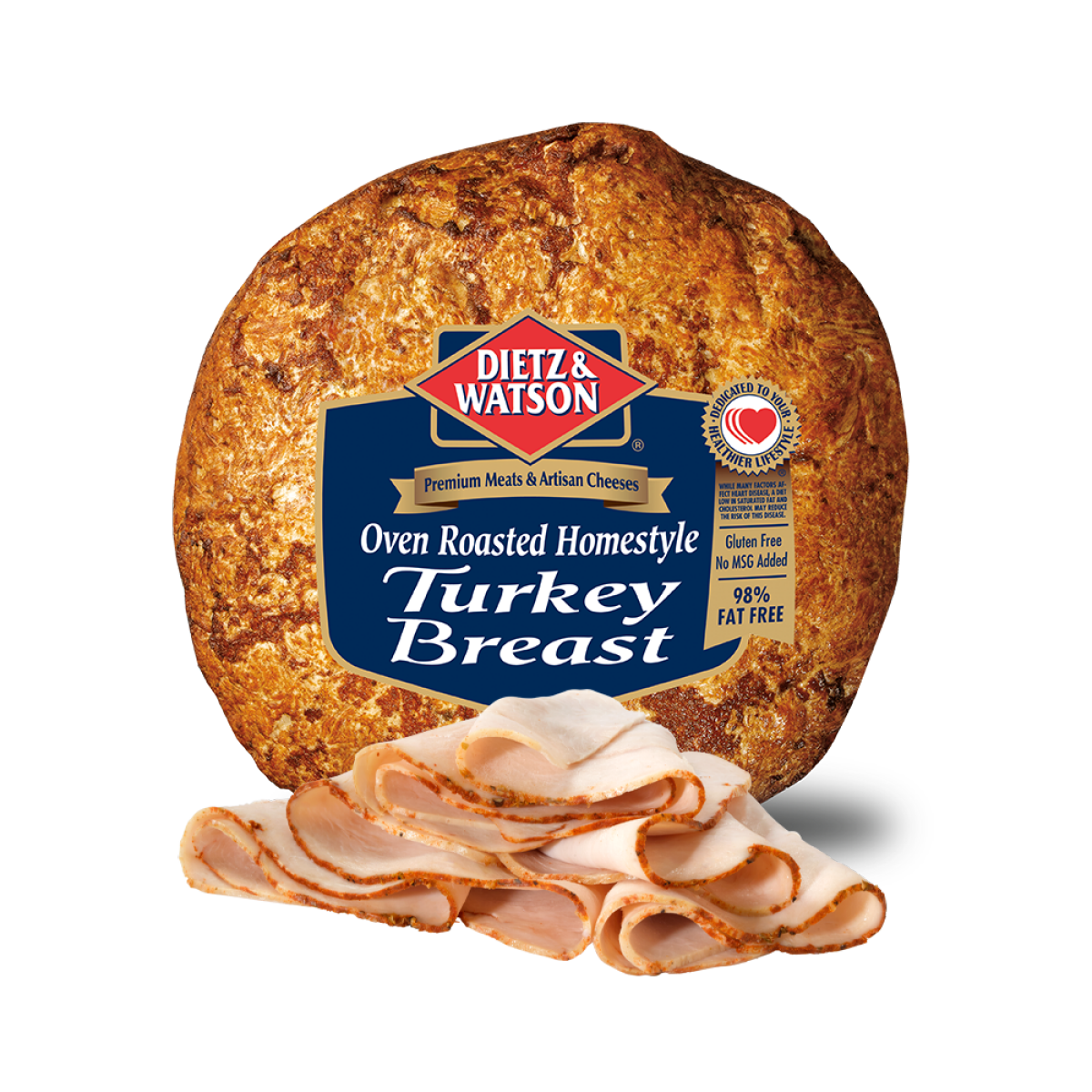 slide 1 of 1, Dietz & Watson Oven Roasted Homestyle Turkey Breast, per lb