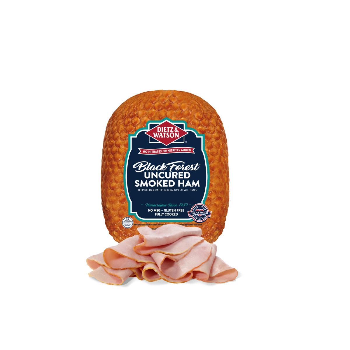 slide 1 of 17, Dietz & Watson Black Forest Smoked Ham, per lb