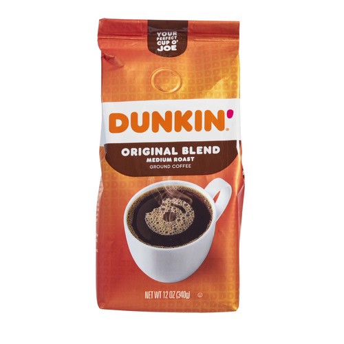 slide 1 of 1, Dunkin'® original blend ground coffee, 12 oz