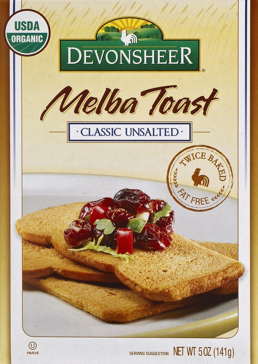 slide 1 of 6, Devonsheer Melba Toast 5 oz, 5 oz