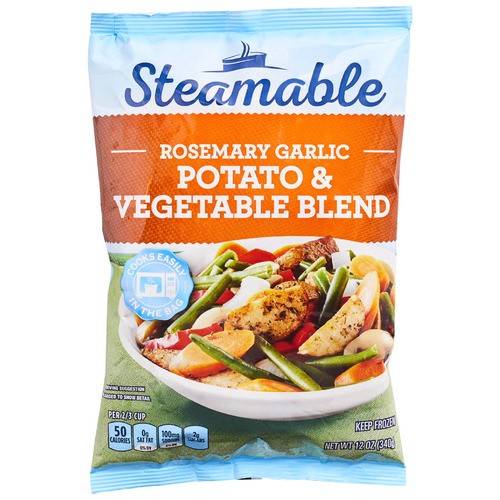 slide 1 of 1, frozen rosemary garlic potato & vegetable blend, 12 oz